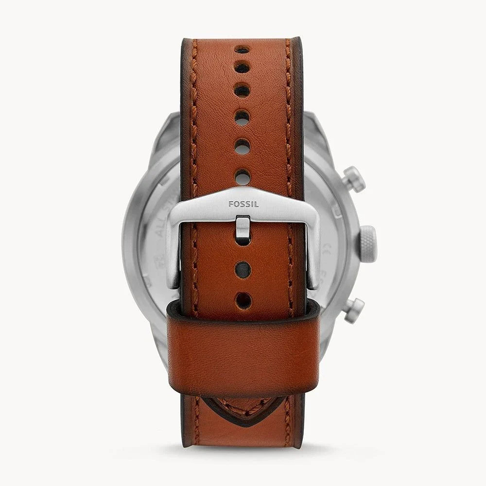 Fossil Bronson de caballero pulsera de cuero 50 mm – FS5738