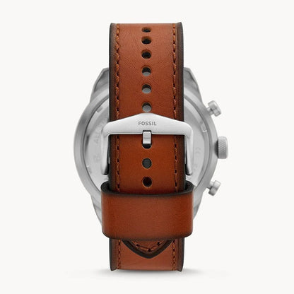 Fossil Bronson de caballero pulsera de cuero 50 mm – FS5738