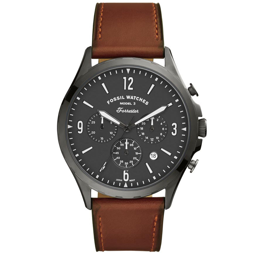Fossil Forrester de hombre banda de piel 46 mm – FS5815