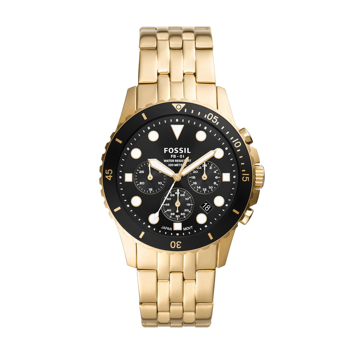 Fossil FB-01 de hombre correa de metal – FS5836