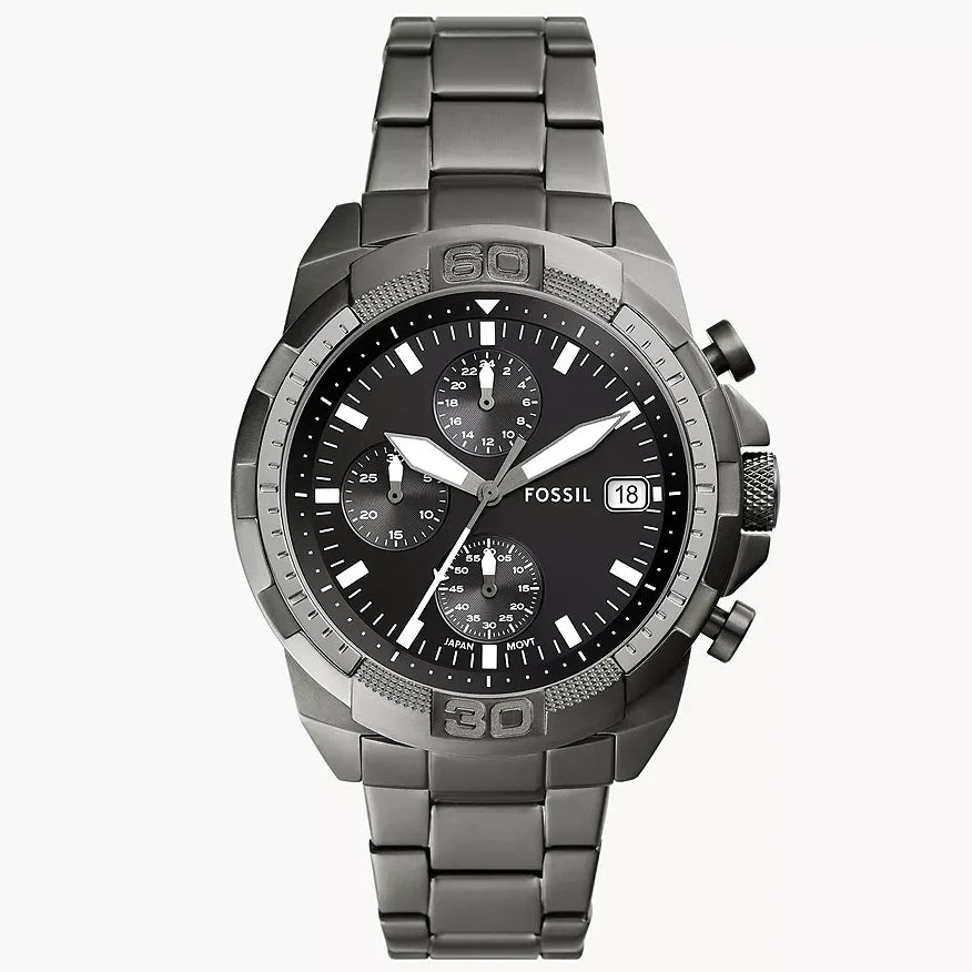 Fossil Bronson de hombre banda de metal 44mm – FS5852