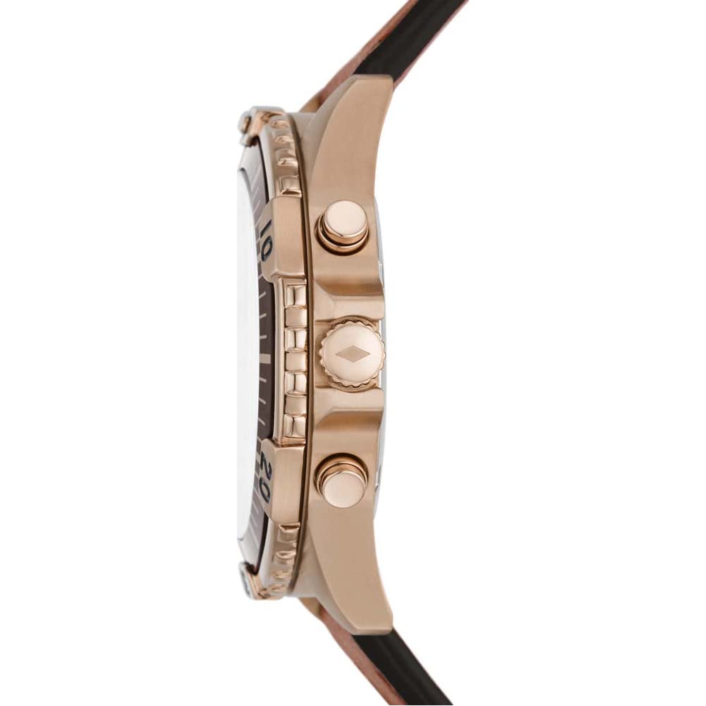 Fossil Garret de hombre correa de piel – FS5867