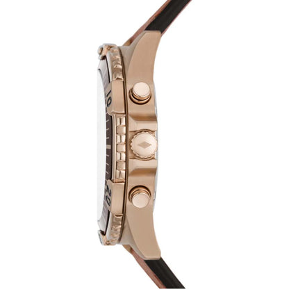 Fossil Garret de hombre correa de piel – FS5867