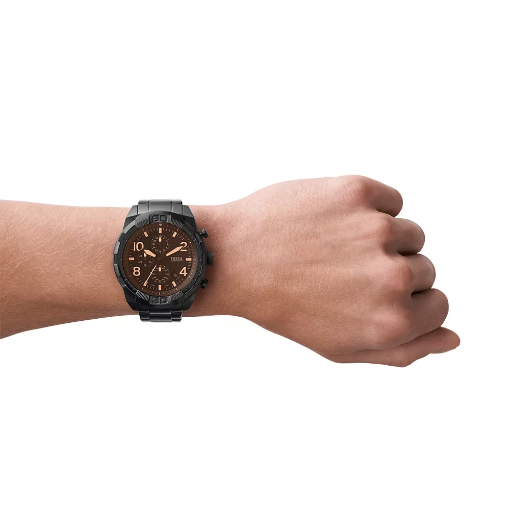 Fossil Bronson de hombre correa de metal – FS5876