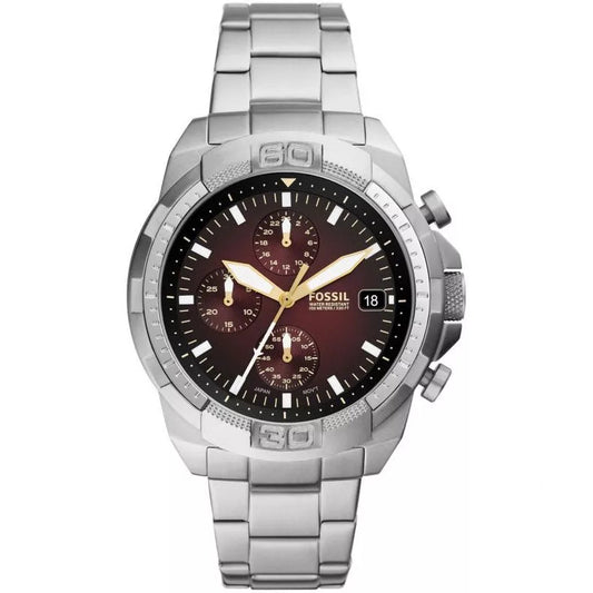 Fossil Bronson de caballero correa de acero inoxidable – FS5878