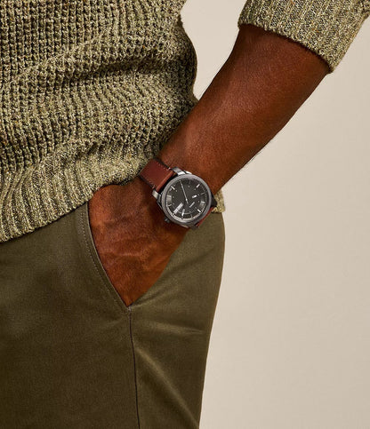 Fossil para caballero pulsera de piel – FS5900