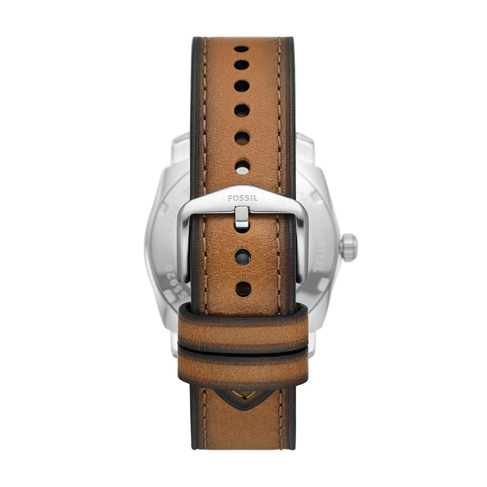 Fossil Machine de hombre correa de cuero – FS5920