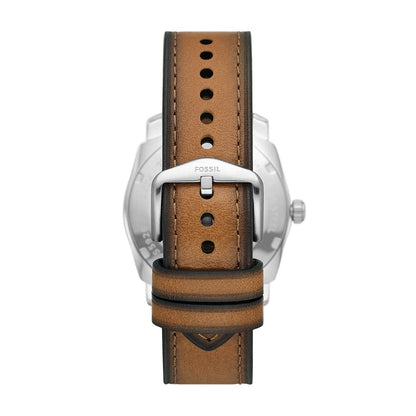 Fossil Machine de hombre correa de cuero – FS5920