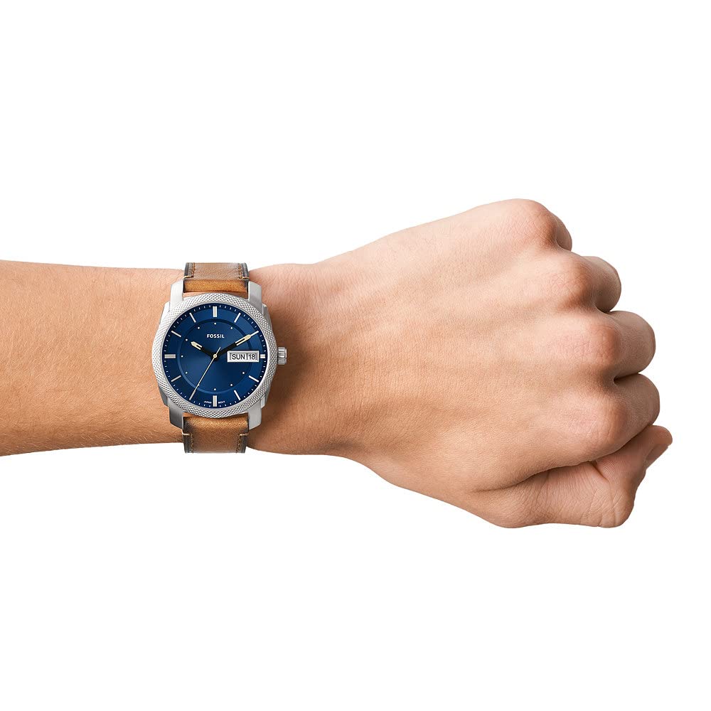 Fossil Machine de hombre correa de cuero – FS5920