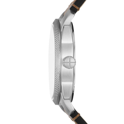 Fossil Machine de hombre correa de cuero – FS5920