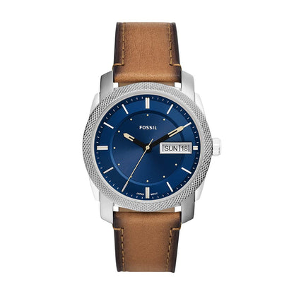 Fossil Machine de hombre correa de cuero – FS5920