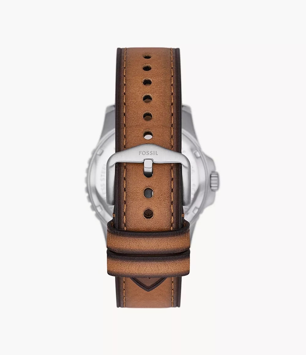Fossil Blue Dive para hombre pulsera de piel – FS5946