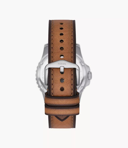 Fossil Blue Dive para hombre pulsera de piel – FS5946