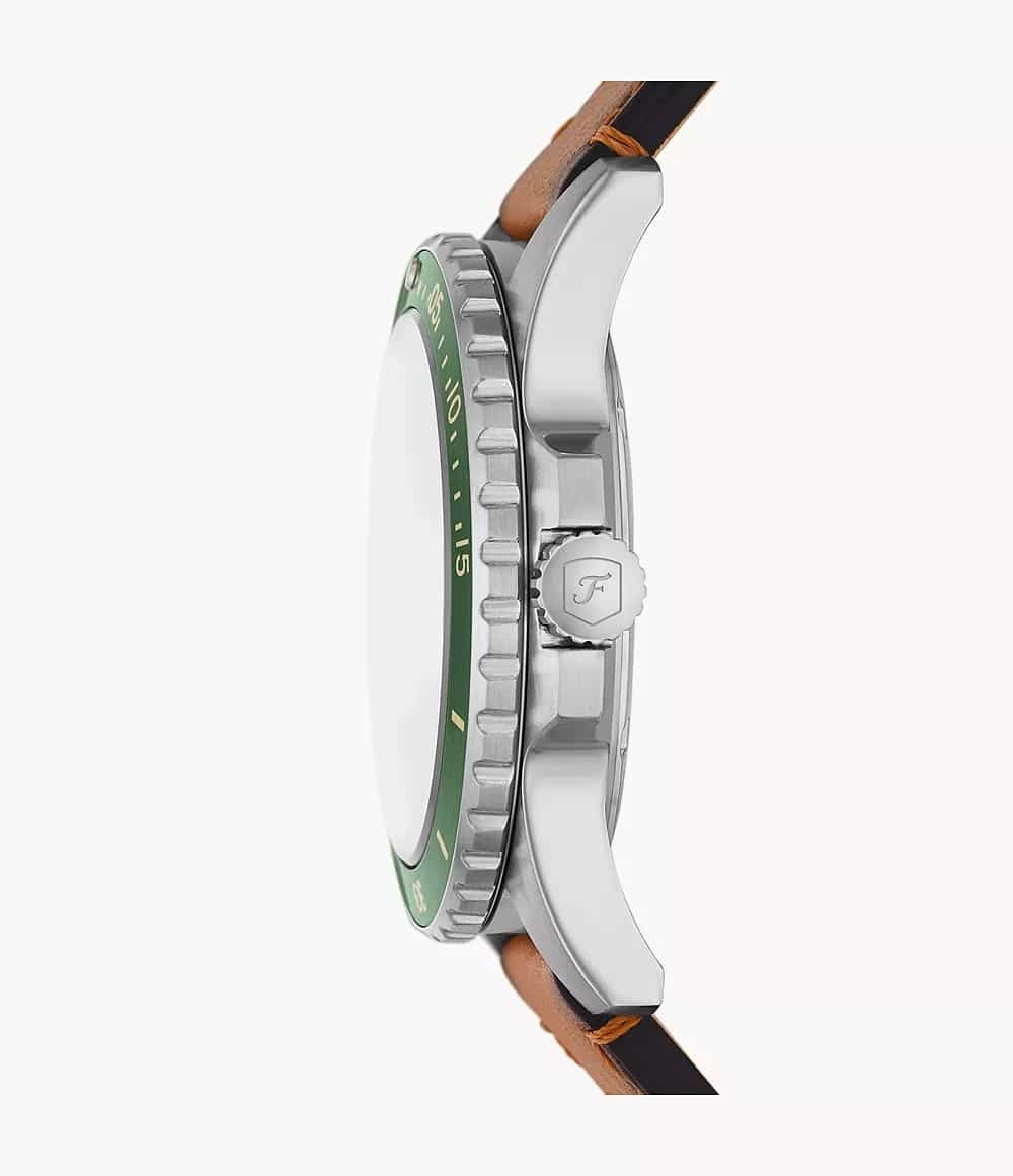 Fossil Blue Dive para hombre pulsera de piel – FS5946