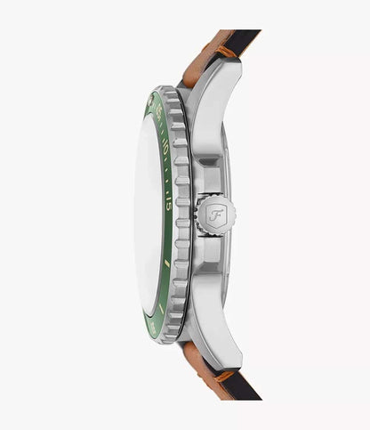 Fossil Blue Dive para hombre pulsera de piel – FS5946