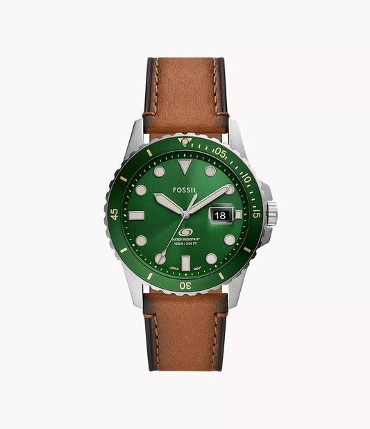 Fossil Blue Dive para hombre pulsera de piel – FS5946