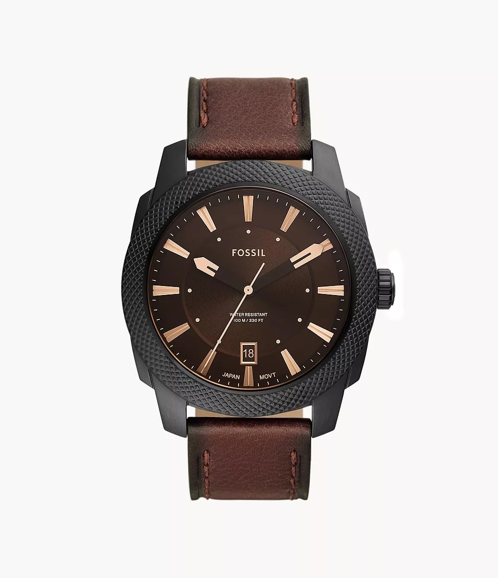 Fossil Machine para caballero pulsera de piel – FS5972