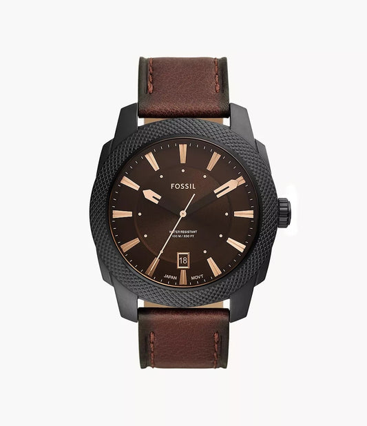 Fossil Machine para caballero pulsera de piel – FS5972