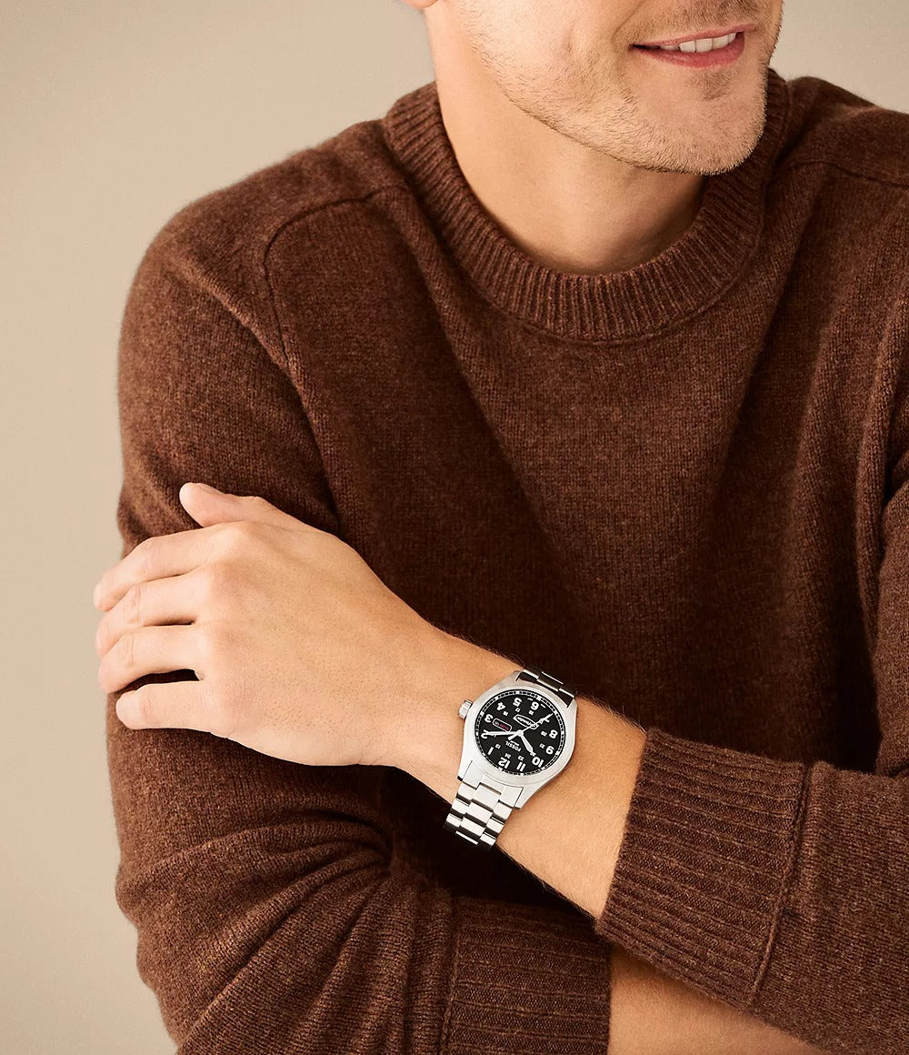 Fossil Defender para hombre pulsera de metal – FS5976