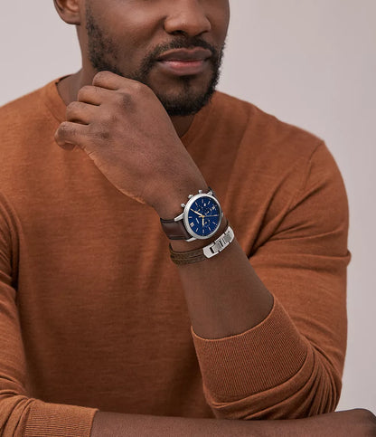 Fossil Neutra de hombre correa de piel – FS6018