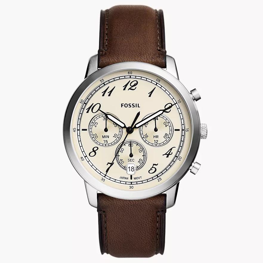 Fossil Neutra de caballero correa de piel – FS6022