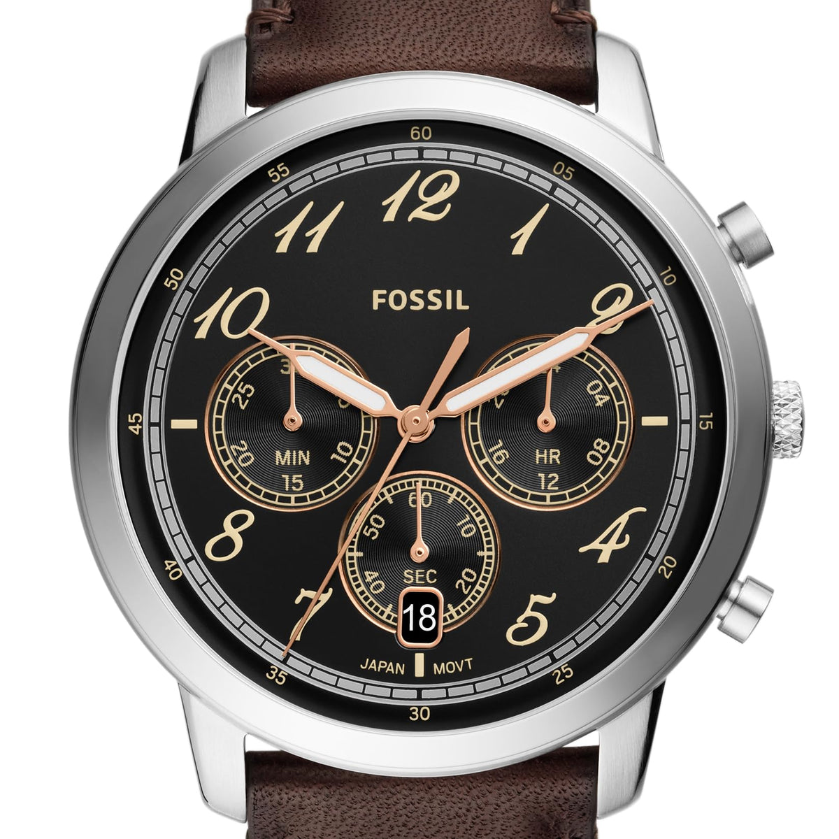 Fossil Neutra de caballero correa de cuero – FS6024