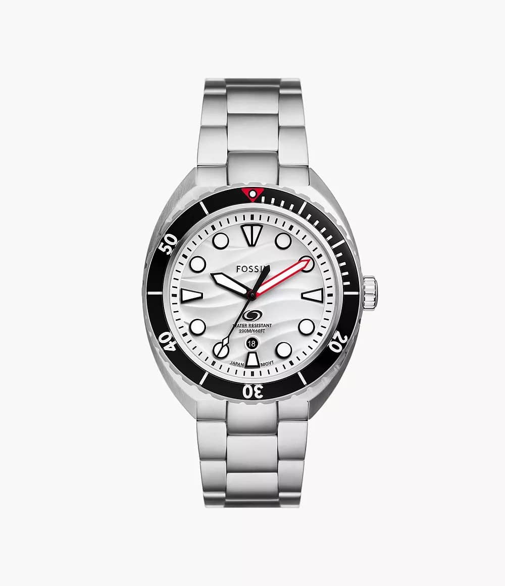Fossil Breaker para caballero pulsera de metal – FS6063