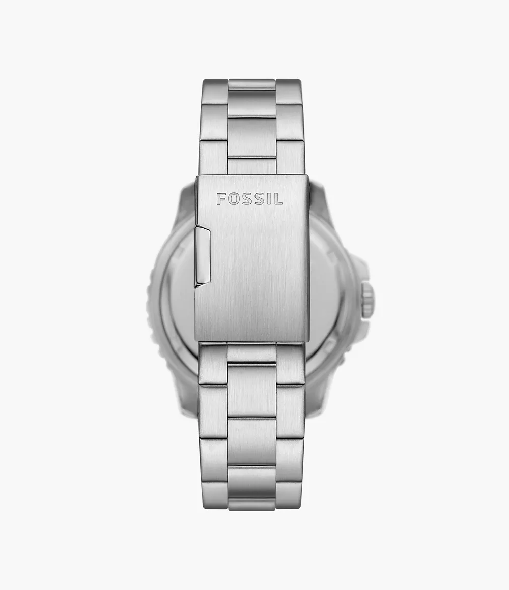 Fossil Blue GMT de hombre correa de metal – FS6092