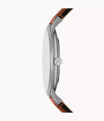 Fossil Minimalist de hombre correa de cuero – FS6094
