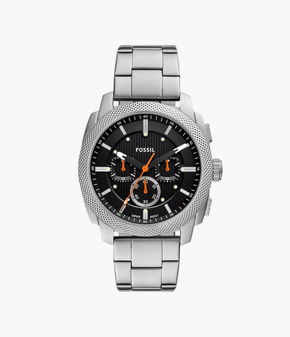 Fossil Machine de caballero correa de metal – FS6095