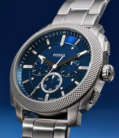 Fossil Machine de hombre pulsera de metal 44mm – FS6096