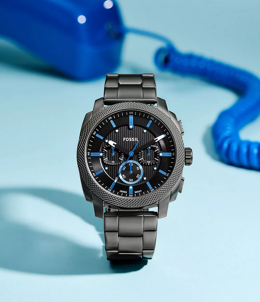 Fossil Machine Chronograph de hombre correa de metal – FS6098