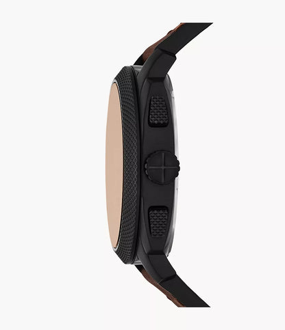 Fossil Machine de caballero pulsera de cuero 44 mm – FS6101