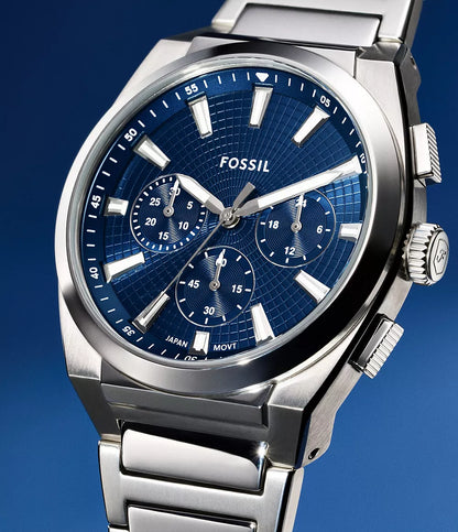 Fossil Everett de caballero correa de metal 44mm – FS6104
