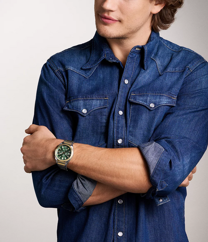 Fossil Everett de hombre correa de metal – FS6106