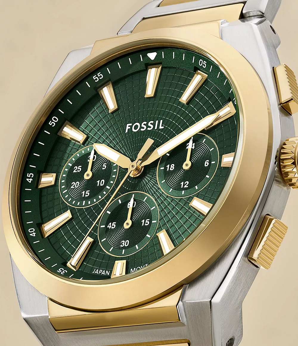 Fossil Everett de hombre correa de metal – FS6106