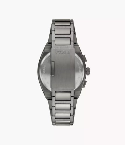Fossil Everett Smoke de hombre banda de metal 44 mm – FS6107