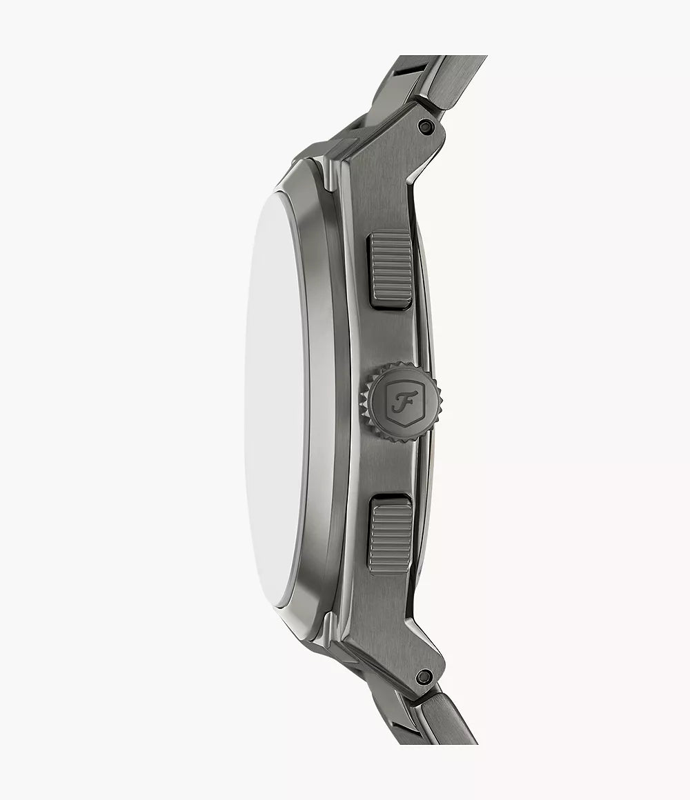 Fossil Everett Smoke de hombre banda de metal 44 mm – FS6107