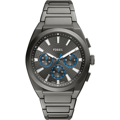 Fossil Everett Smoke de hombre banda de metal 44 mm – FS6107