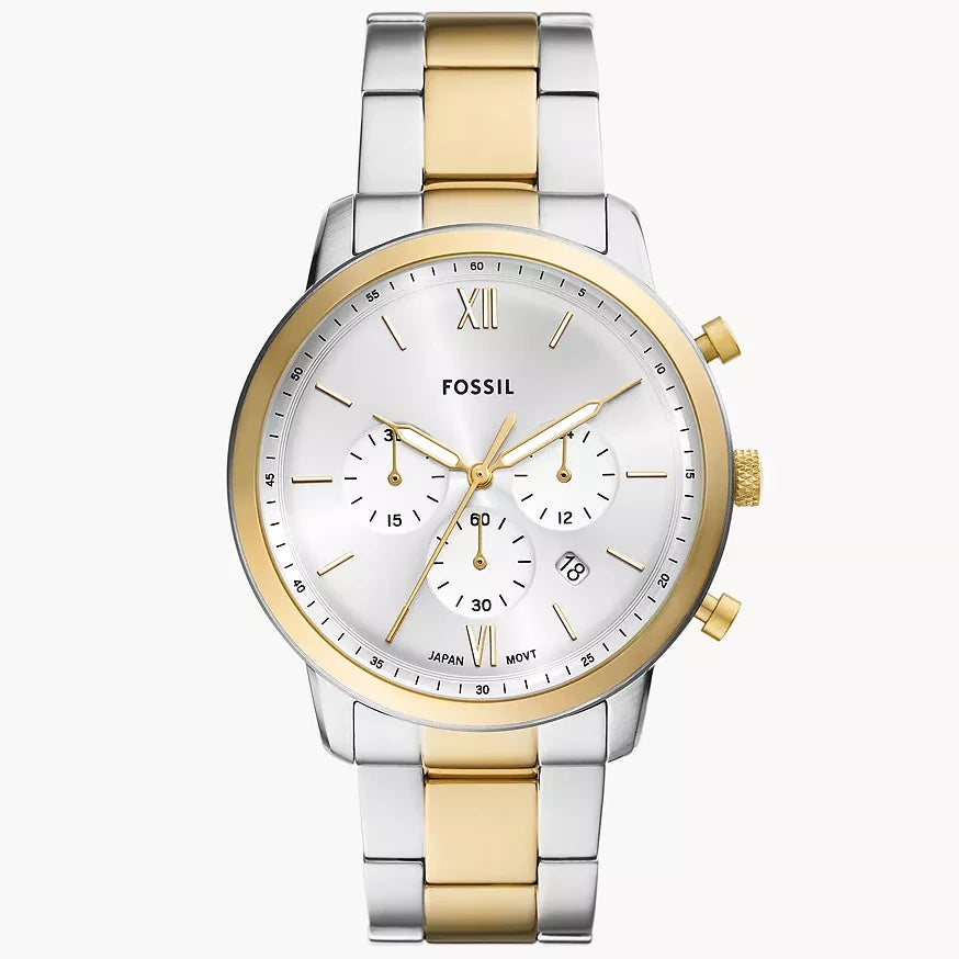 Fossil Neutra de hombre correa de acero inoxidable 44 mm – FS6112