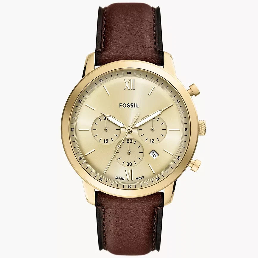 Fossil Neutra de hombre banda de piel 44 mm – FS6113
