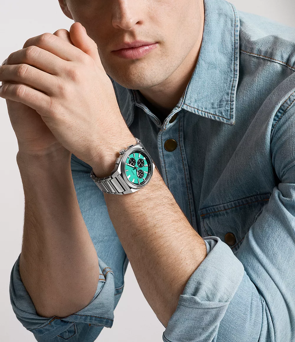 Fossil Everett de hombre correa de metal – FS6117