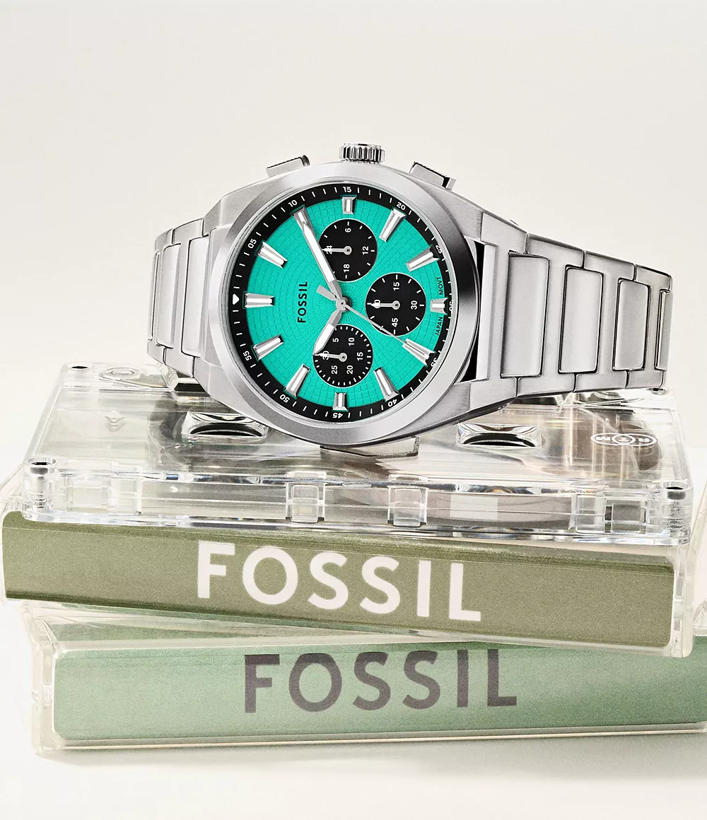 Fossil Everett de hombre correa de metal – FS6117
