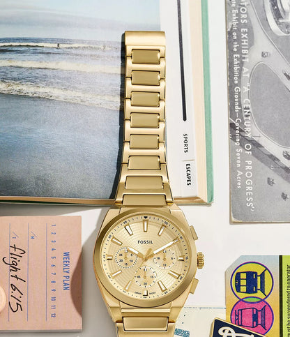 Fossil Everett de hombre pulsera de metal 44 mm – FS6119