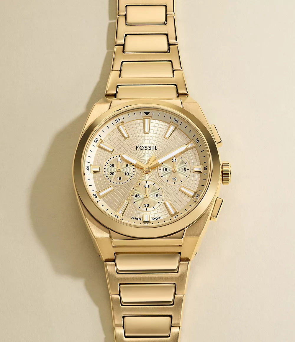 Fossil Everett de hombre pulsera de metal 44 mm – FS6119