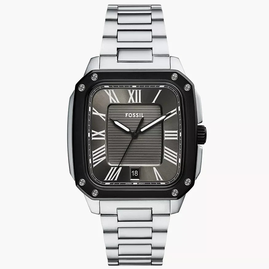 Fossil Crosby de hombre banda de metal 42mm – FS6122