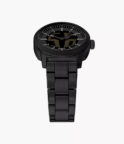 Fossil Machine de hombre correa de metal – FS6156