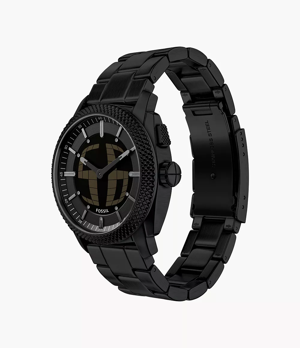 Fossil Machine de hombre correa de metal – FS6156