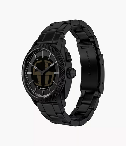 Fossil Machine de hombre correa de metal – FS6156