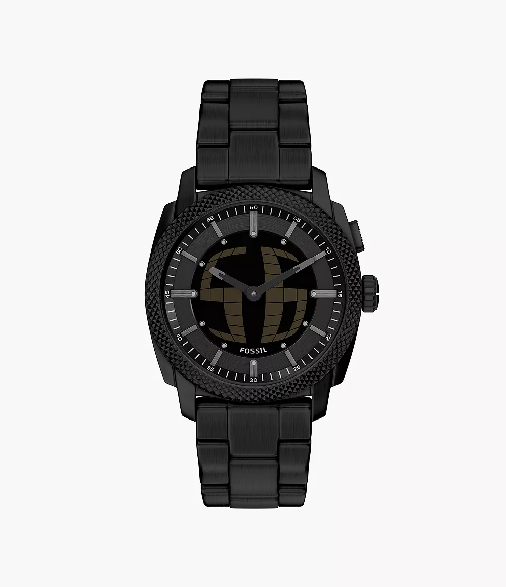 Fossil Machine de hombre correa de metal – FS6156